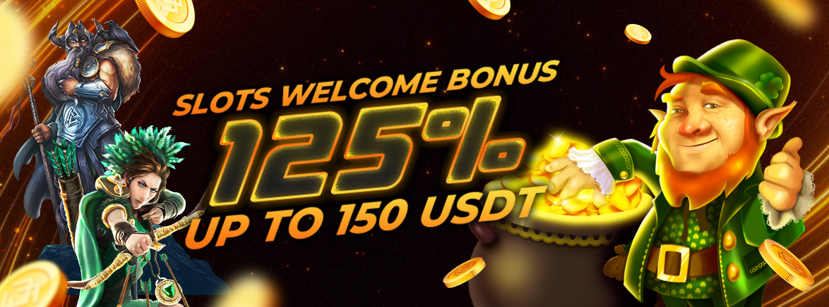 Slots Games 125% First Deposit Bonus 150 USDT